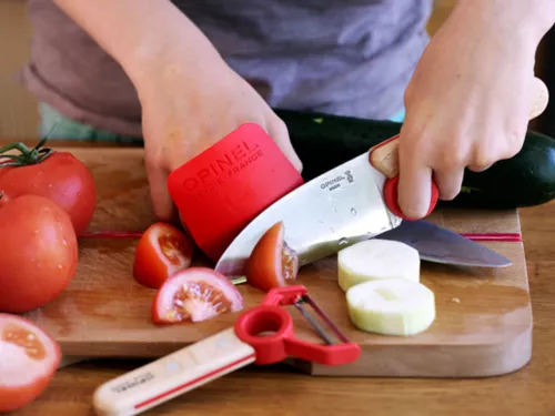 opinel Kinderküchenset Opinel Le Petit Chef 3-teilig Rot (30OP1746.3)
