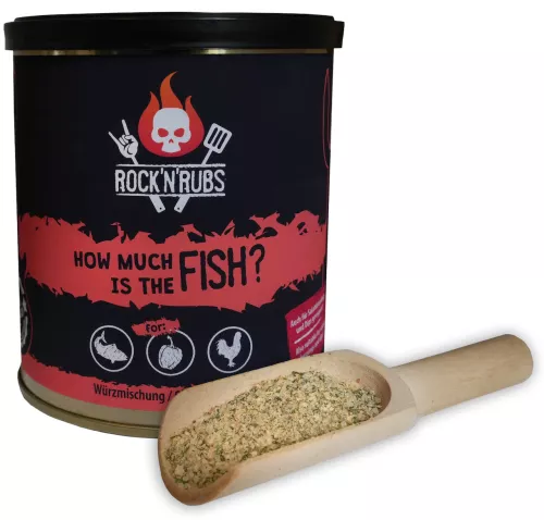 Rock'N'Rubs Rock'N'Rubs Wie viel kostet der Fisch? 180 gr (100412)