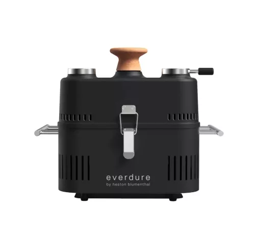 Everdure Everdure Cube 360 Holzkohlegrill Schwarz mit Werkzeugset (HBCUBE360B)