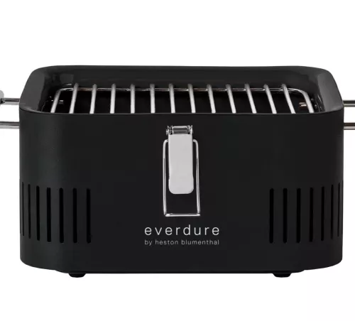 Everdure Everdure Cube 360 Holzkohlegrill Schwarz mit Werkzeugset (HBCUBE360B)