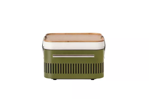 Everdure Everdure Cube Holzkohlegrill Grün / Khaki (HBCUBEKEU)