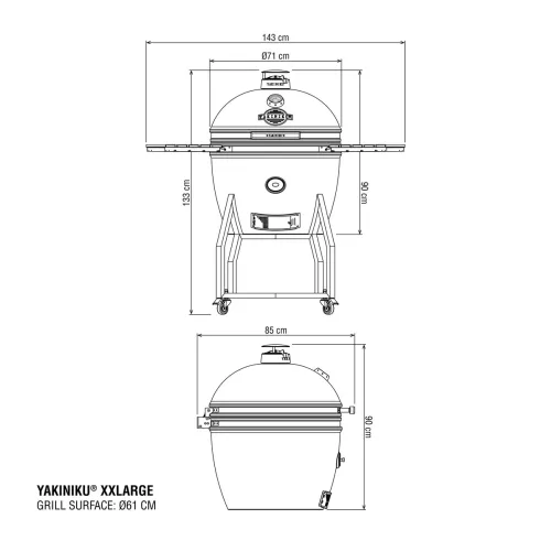 Yakiniku YAKINIKU XXLLARGE Kamado komplett (240000)