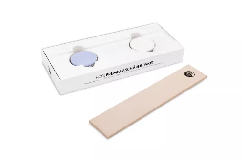 Horl HORL Premium Schleifscheiben-Set inklusive Leder-Schleifstreifen und Korund-Schleifsteinen #3000 & #6000 (SET)