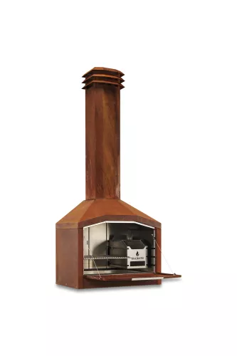 Braaimaster Braaimaster Freistehender Einzel-Corten, exkl. Fahrwerk (FS1C-NS)