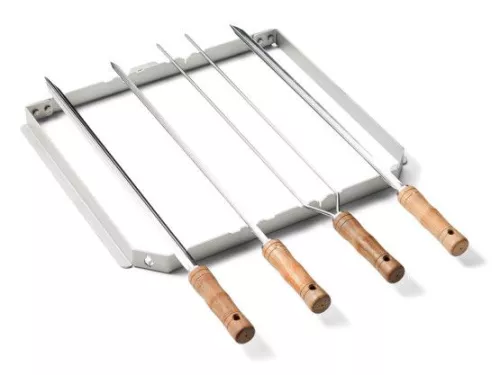 Braaimaster Braaimaster-Rahmen für Churrasco-Spieße aus Edelstahl/Inox (FR02)