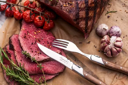 Laguiole Laguiole Style de Vie Luxury Line Steakmesser Olivenholz (6 Stück) (LuxSteakOlijf)