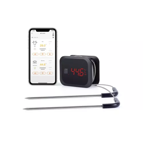Inkbird BBQ Thermometer Inkbird IBT-2X Thermometer mit LCD und Bluetooth (IBT-2X)