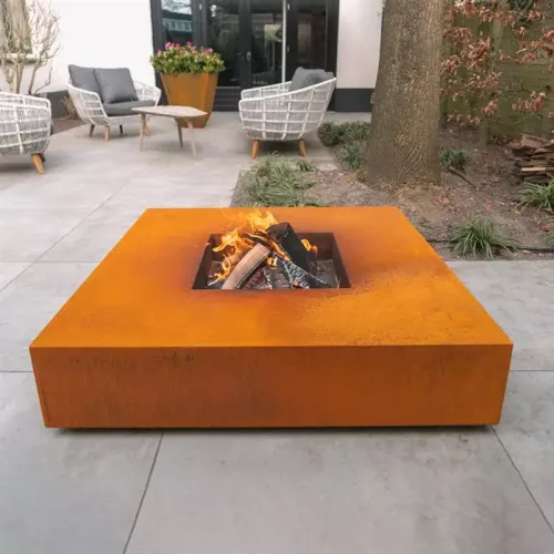Forno Forno Quad Feuertisch 120x120x28 cm (VLS3)