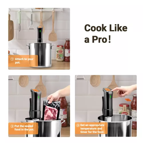 Inkbird BBQ Thermometer INKBIRD ISV-200W WiFi Sous Vide Stick-Kocher (ISV-200W)