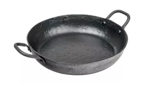 Forged Geschmiedete Bratpfanne mit 2 Griffen 24 cm (EsFryPan2H24)