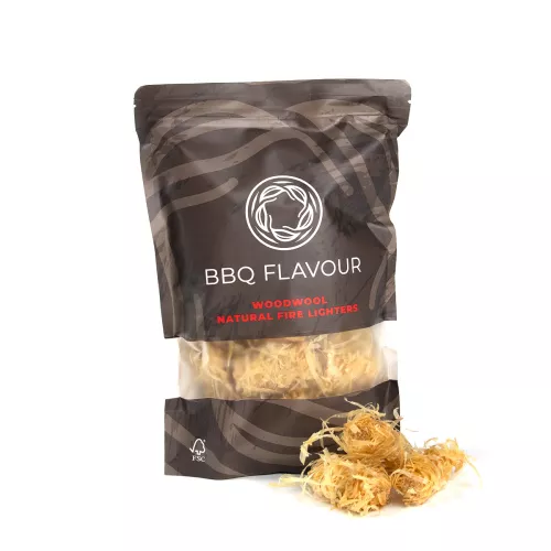 BBQ Flavour Holzwolle-Feueranzünder mit BBQ-Geschmack (100326)