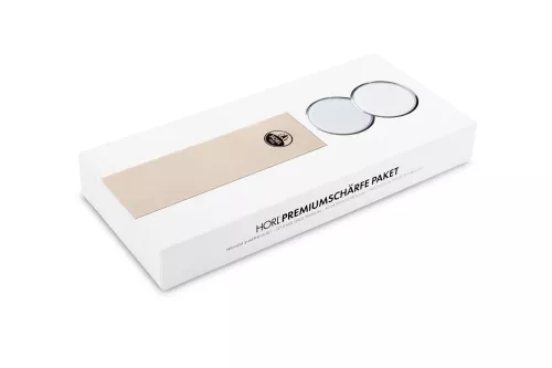 Horl HORL Premium Schleifscheiben-Set inklusive Leder-Schleifstreifen und Korund-Schleifsteinen #3000 & #6000 (SET3-P)