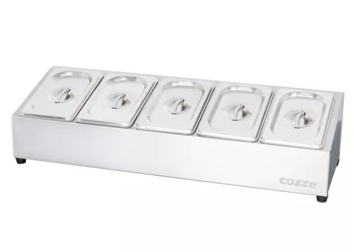 Cozze Topping Station mit 5 Bechern und Deckel (90325)