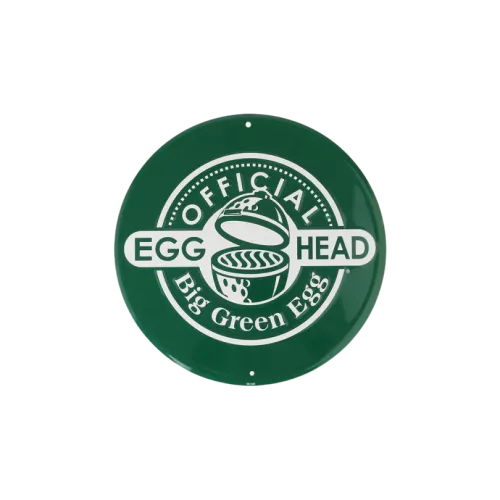 Big Green Egg Big Green Egg runder grüner Wandteller – Offizieller Egghead (BGE-118820)