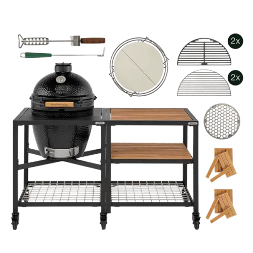 Big Green Egg The Onyx Große Essentielle Outdoor-Küche
