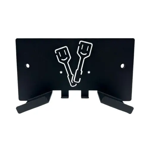 BBQBuddies Wandmontierter Drehspießhalter
