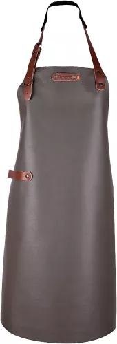 Xapron Xapron Rinderschürze aus braunem Leder mit Umhängeband (mittel) (SA390145-74)