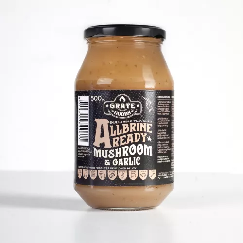 Goods AllBrine Ready Mushroom Knoblauch reiben