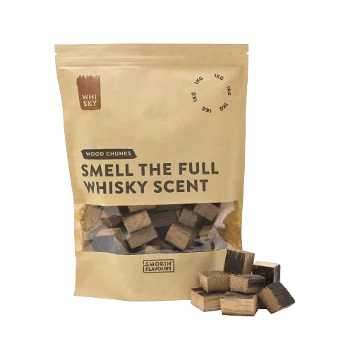 Smokin' Flavours Rookchunks 1 KG Whiskyfässer