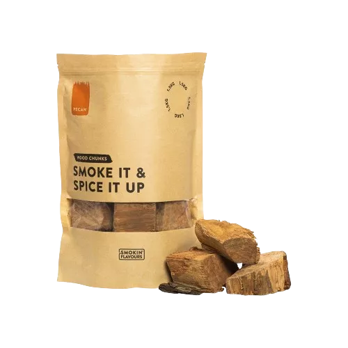 Smokin' Flavors Smoke Chunks 1,5 KG Pekannuss
