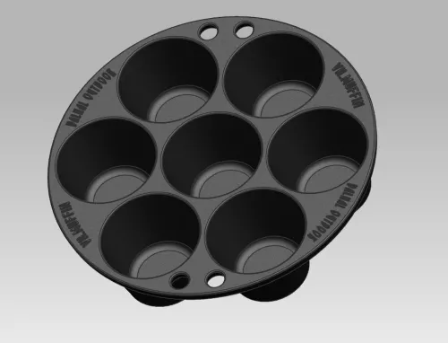 Valhal Outdoor Valhal Muffinform für 7 Stück (VH.MUFFIN)