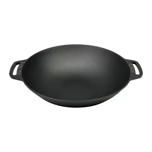 Valhal Outdoor Valhal Wokpfanne Gusseisen mit Griffen 36 cm (VH.WOK36)