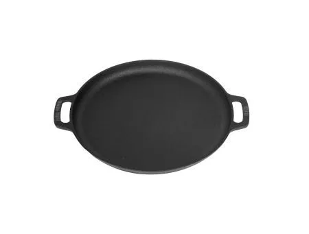Valhal Outdoor Valhal Bratpfanne Plancha Gusseisen mit Griffen 35 cm (VH35F)