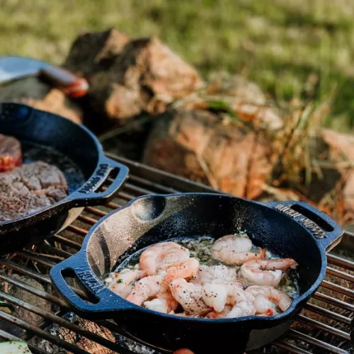 Valhal Outdoor Valhal-Pfanne aus Gusseisen mit Griffen 15 cm (VH15H)