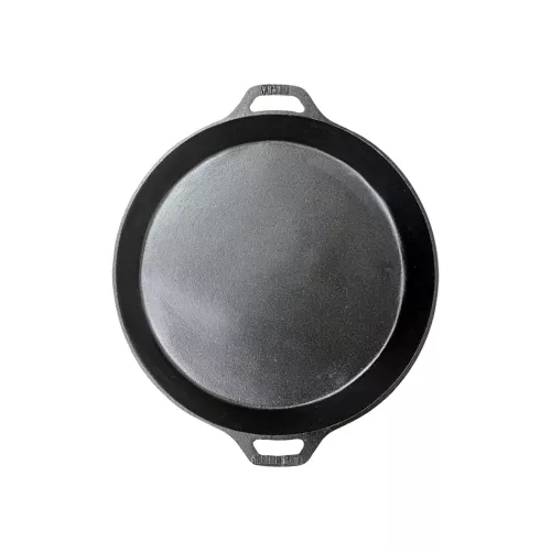 Valhal Outdoor Valhal-Pfanne aus Gusseisen mit Griffen 50 cm (VH50H)