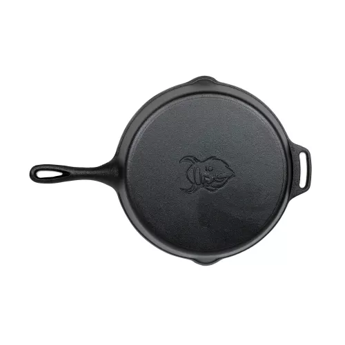 Valhal Outdoor Valhal Bratpfanne aus Gusseisen mit Griff Ø 30 cm (VH30)