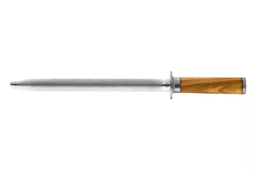 Forged Geschmiedeter Olive-Diamant-Wetzstahl (10953)