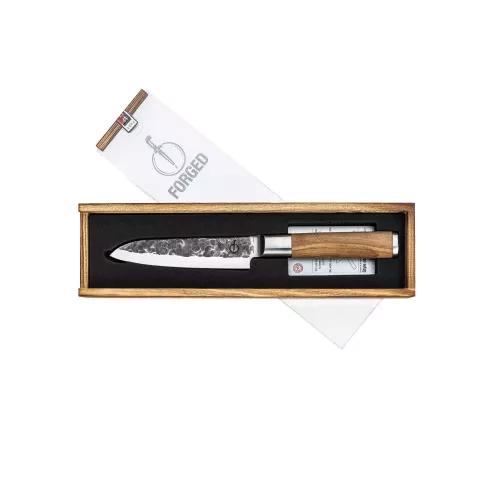 Forged Geschmiedetes Oliven-Santokumesser 14 cm (OliveSantoku14cm)