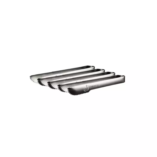 Geschmiedet Churrasco Edelstahl-Servierzange 4-tlg. (Chur4Tongs)