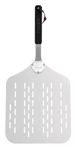Pizzaschieber mit Löchern aus Aluminium 60 cm