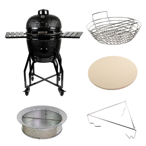 YAKINIKU MEDIUM Kamado Black Edition Pro Set
