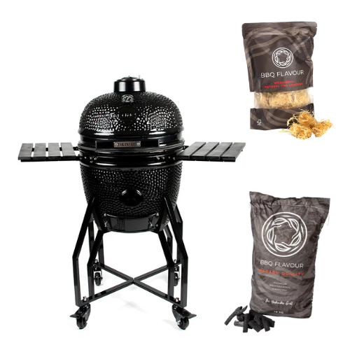 YAKINIKU Kamado Black Edition Medium Basic Starterset