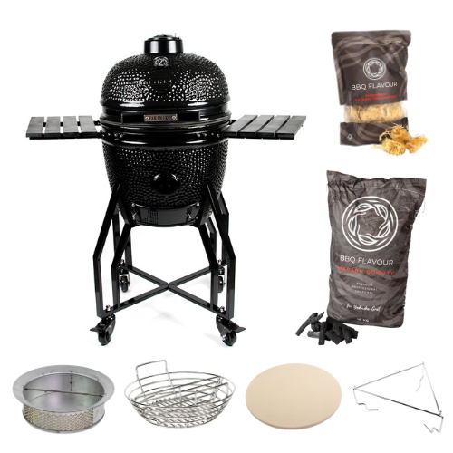 YAKINIKU Kamado Black Edition Medium Komplettes Starterset